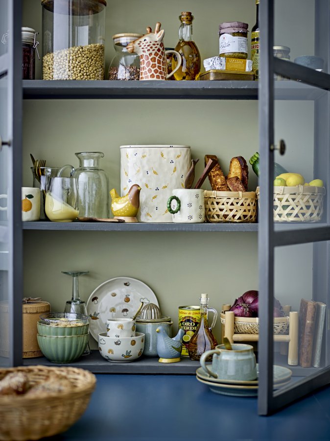 BLOOMINGVILLE Ballard Trinkglas, Natur, Glas (D8xH9 cm, 4er Set)