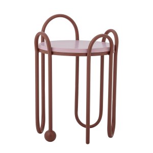 BLOOMINGVILLE Whimsica sidebord, rund - rd metal (D30,5xH46)