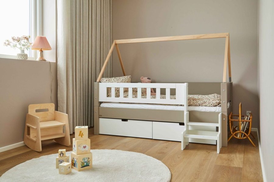 Manis-H Mimer Enkels�ng med ribbor och l�dor - 160 cm - 90x160