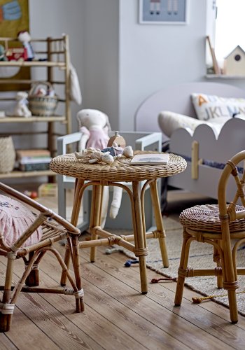 BLOOMINGVILLE MINI Lexi Kissen, Natur, Baumwolle, L60xB40 cm