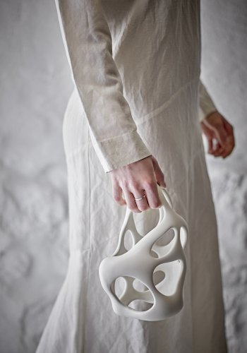 BLOOMINGVILLE Chanet Dekoration, Wei, Polyresin (L17,5xH22,5xB13,5 cm)