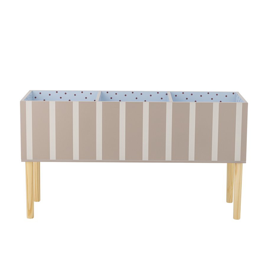 BLOOMINGVILLE MINI Salam Bücherregal, Braun, FSC®100%, MDF (L90xH50xB30 cm)