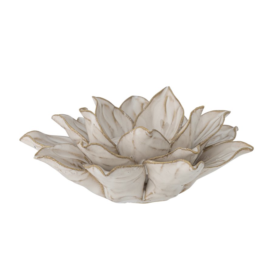 CREATIVE COLLECTION Eira Teelichthalter, Natur, Steingut