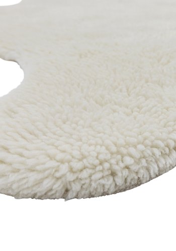 BLOOMINGVILLE MINI Bärenteppich, Weiß, Wolle (L200xB140 cm)