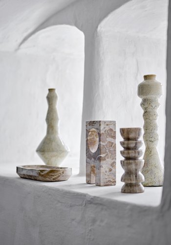 BLOOMINGVILLE Aoxi Deco, Natur, Marmor (L10xH20xB5 cm)