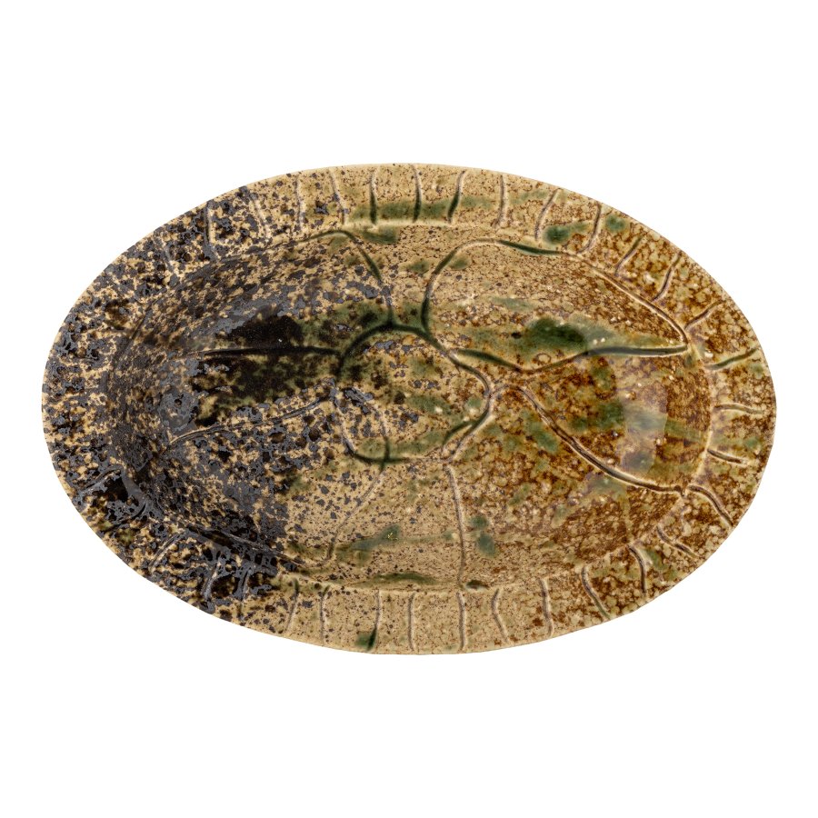 CREATIVE COLLECTION Larken serveringsfat, svart, steinty