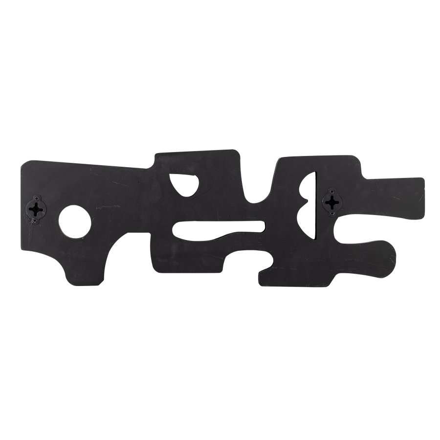 BLOOMINGVILLE Sare Wanddekoration, Schwarz, MDF (L20,5xH58,5xB2,5 cm)