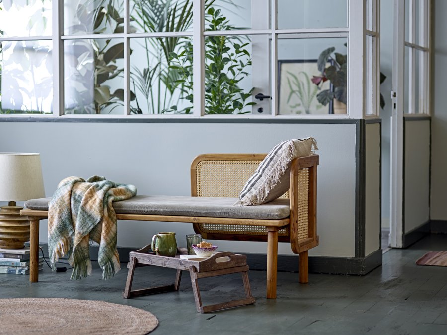 CREATIVE COLLECTION Svale Tischleuchte, Natur, Mango, T38,5 x H54 cm