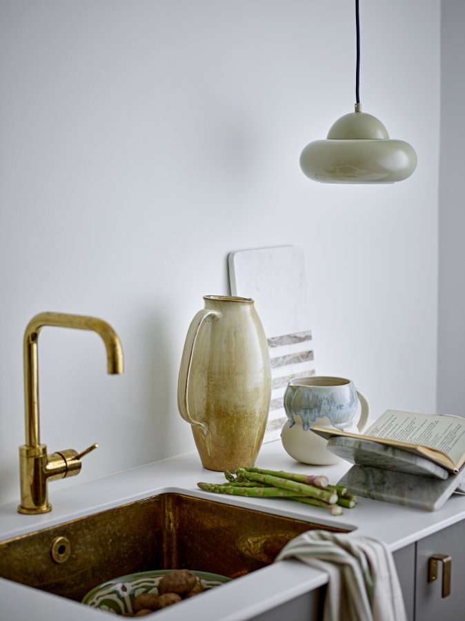 BLOOMINGVILLE Saskia Krug, Gelb, Steingut (D15,5xH31,5 cm)