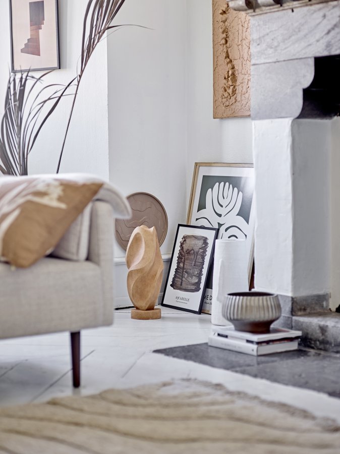 BLOOMINGVILLE Delier-Figur – braunes Polyresin (H:40)