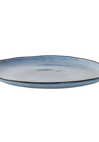 BLOOMINGVILLE Sandrine Teller, Blau, Steingut, D28,5 cm