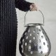 BLOOMINGVILLE Maika lanterne, m. hank - slv aluminium