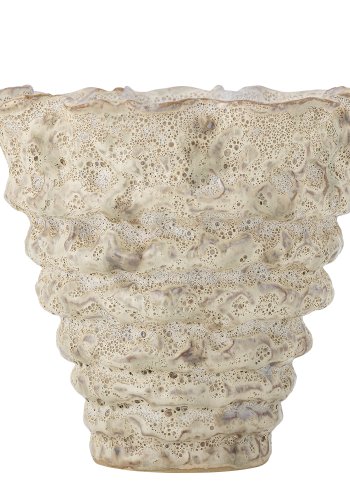 BLOOMINGVILLE Colleen Blumentopfhalter, Wei, Steingut (T22,5xH21 cm)