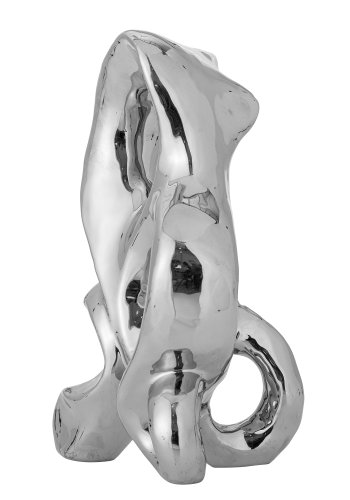 BLOOMINGVILLE Vinini Deco, Silber, Steingut (L18xH27xB13 cm)