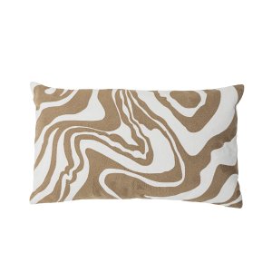 BLOOMINGVILLE Aba pyntepude, rektangulr - natur bomuld (L60xB35)