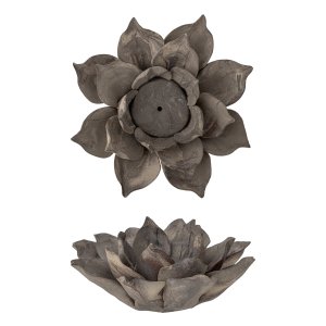 CREATIVE COLLECTION Eira fyrfadsstage - brun stentj