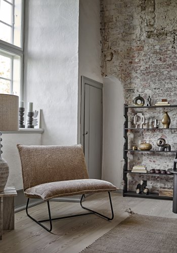 BLOOMINGVILLE Savoya Hylle, Svart, Furu