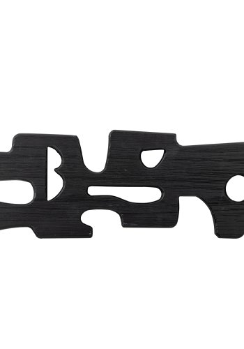 BLOOMINGVILLE Sare Wanddekoration, Schwarz, MDF (L20,5xH58,5xB2,5 cm)