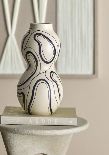 BLOOMINGVILLE Nicola vase - svart steinty