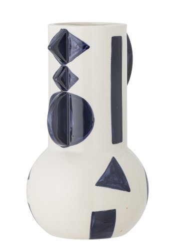 BLOOMINGVILLE Graphica Vase, Bl, Steinty