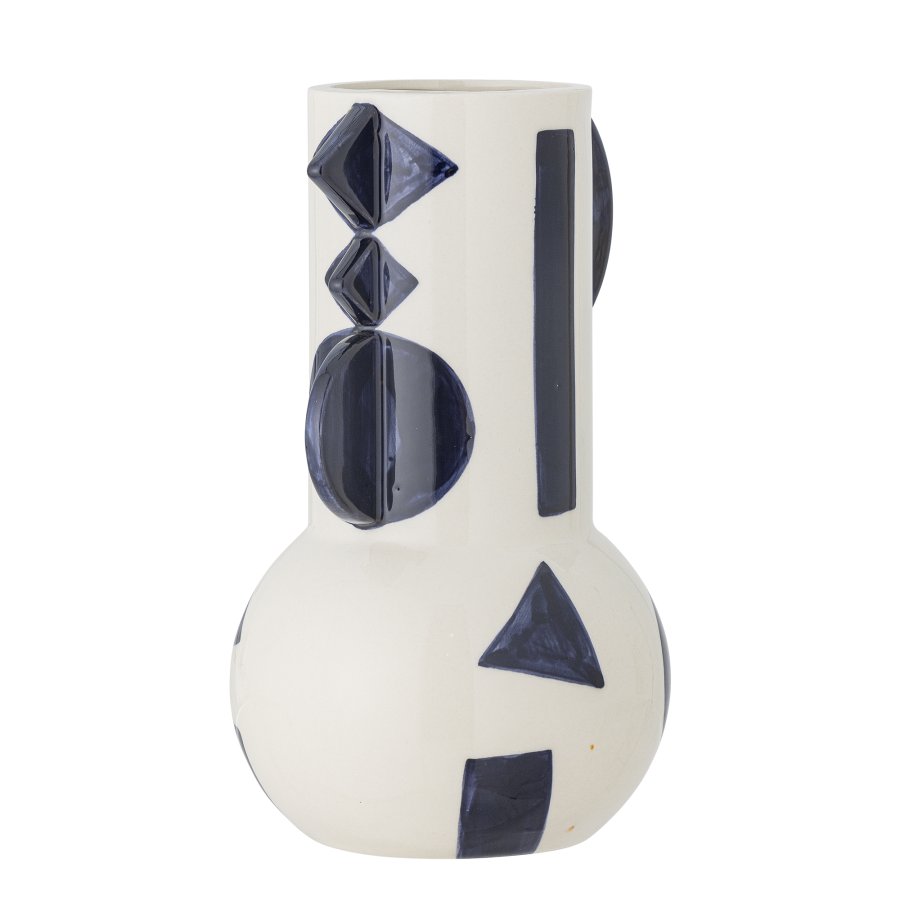 BLOOMINGVILLE Graphica Vase, Bl, Steinty