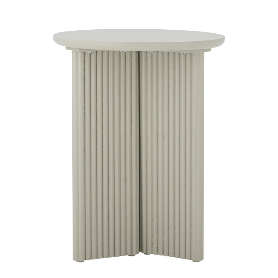 BLOOMINGVILLE Edith Beistelltisch, Wei, Kiefer (T40xH50 cm)