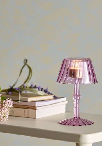 BLOOMINGVILLE Cisco telysholder, rosa, glass