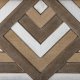 CREATIVE COLLECTION Lunna Wanddekoration, rechteckig - braunes MDF (122x33)