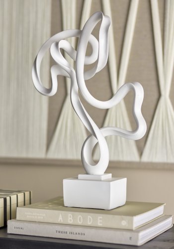 BLOOMINGVILLE Arista-skulptur - hvit harpiks