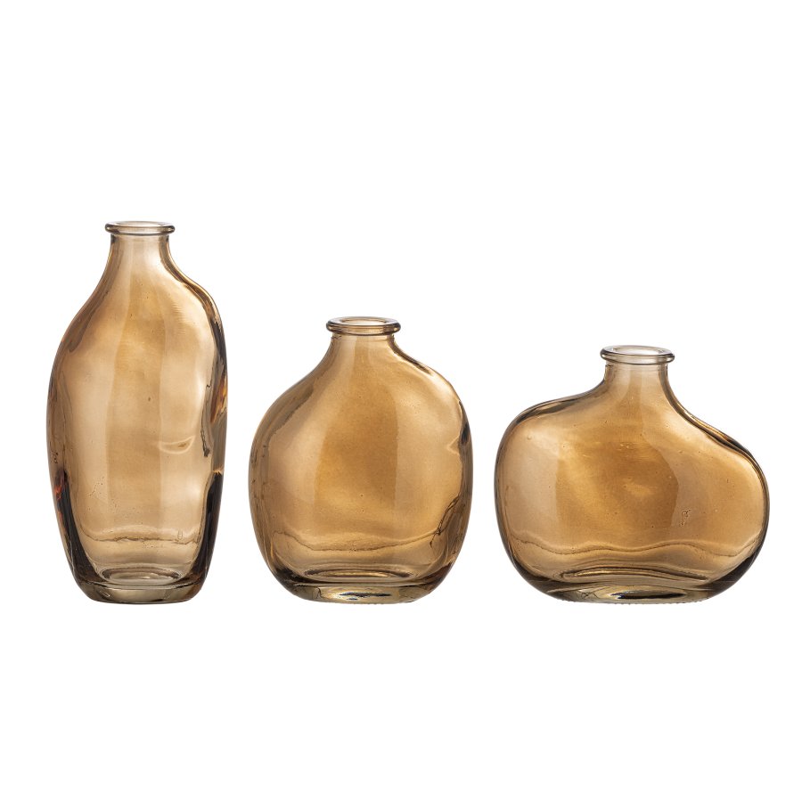 BLOOMINGVILLE Tilia-vase, brun, glass