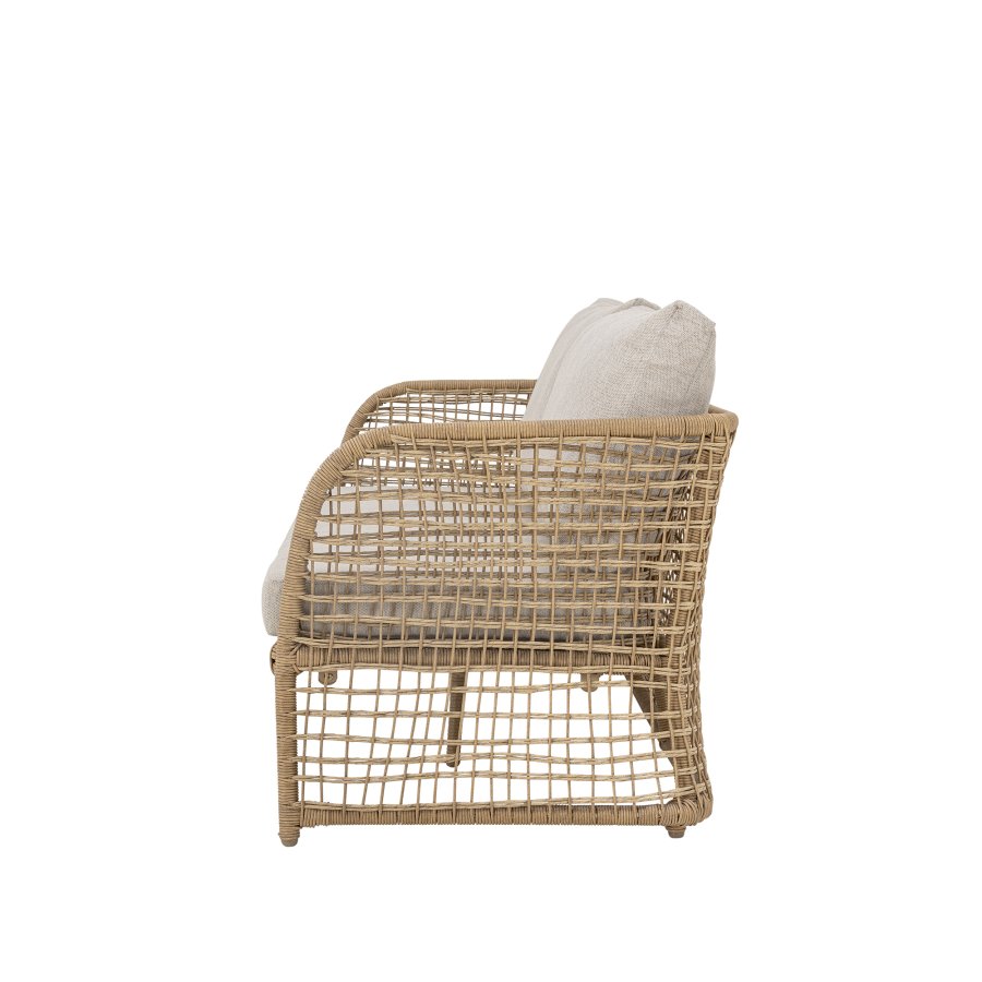 BLOOMINGVILLE Penzano sofa, naturlig, polyrattan