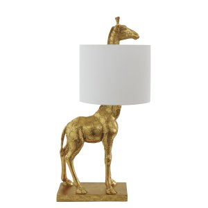 CREATIVE COLLECTION Silas Bordslampa, Guld, Polyresin, D28xL35xH70 cm