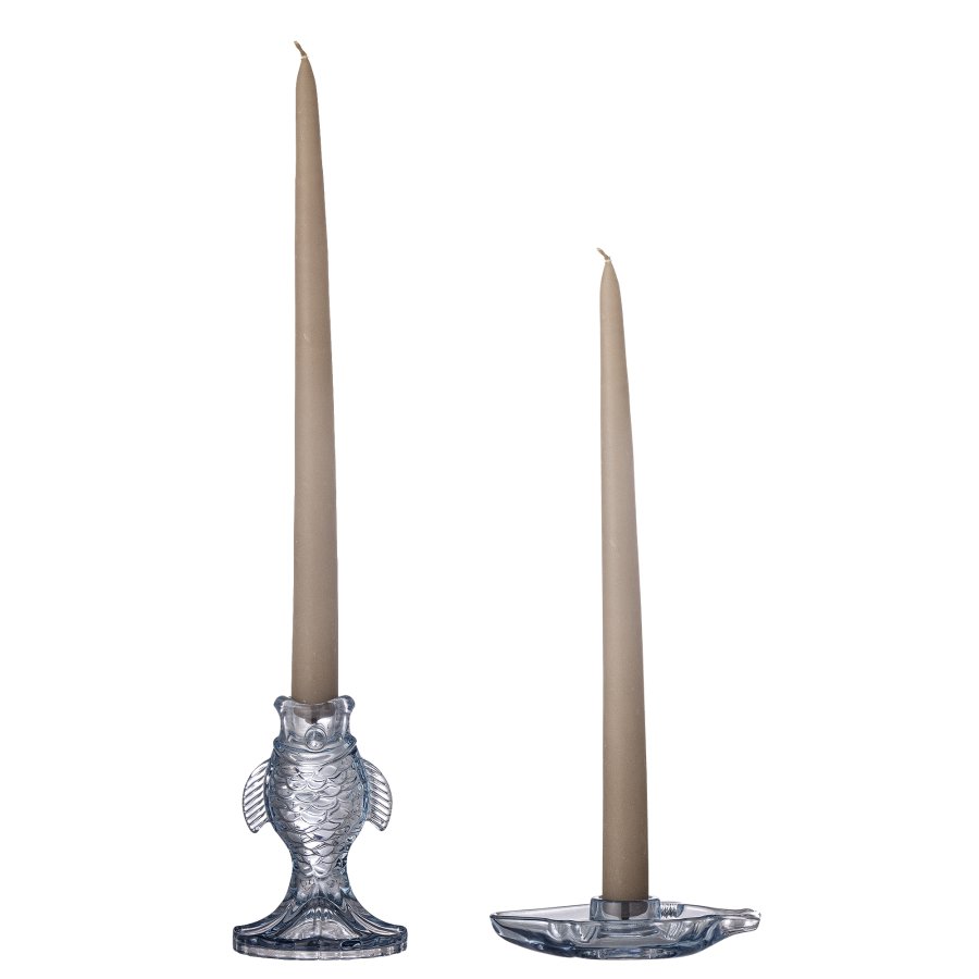 CREATIVE COLLECTION Linley lysestake, bl, glass