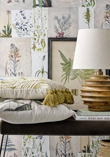 CREATIVE COLLECTION Svale Tischleuchte, Natur, Mango, T38,5 x H54 cm