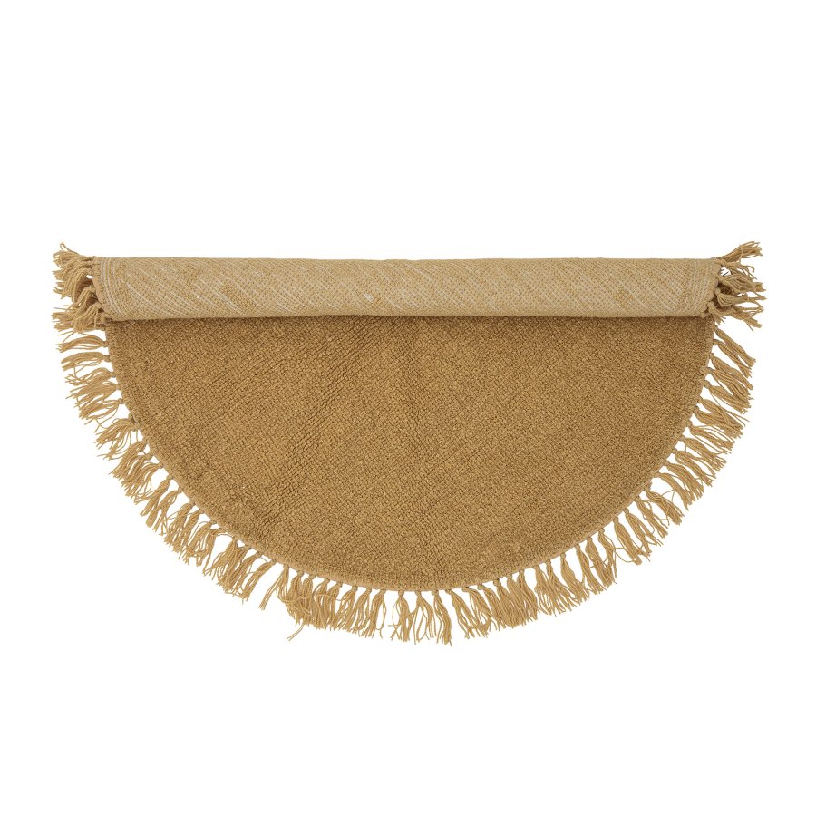 BLOOMINGVILLE Lenea Matta, Gul, Ull, D110 cm