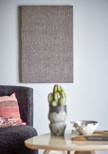 BLOOMINGVILLE Rivalta Pinnwand, Schwarz, MDF (L48xH71xB4 cm)