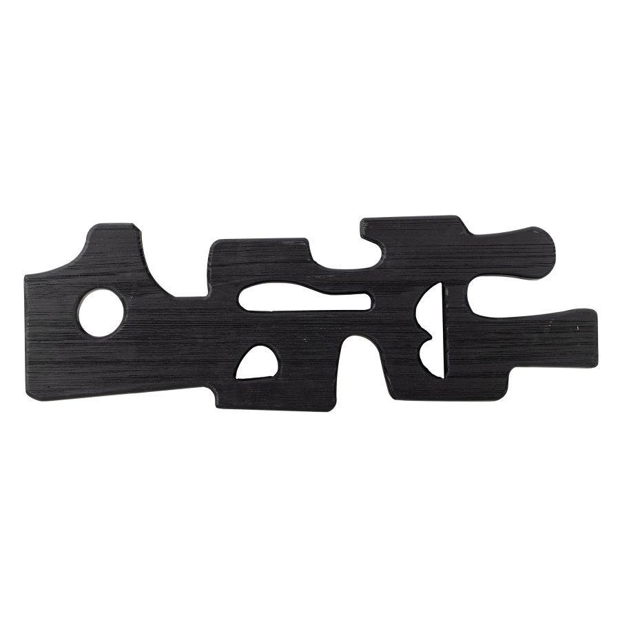 BLOOMINGVILLE Sare Wanddekoration, Schwarz, MDF (L20,5xH58,5xB2,5 cm)