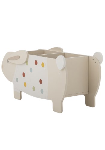 BLOOMINGVILLE MINI Villja Bücherregal, Weiß, FSC®100%, MDF (L87xH38xB32 cm)