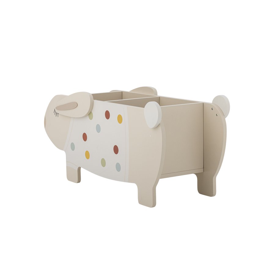 BLOOMINGVILLE MINI Villja Bücherregal, Weiß, FSC®100%, MDF (L87xH38xB32 cm)