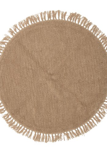 BLOOMINGVILLE Lenea Matta, Brun, Ull, D110 cm