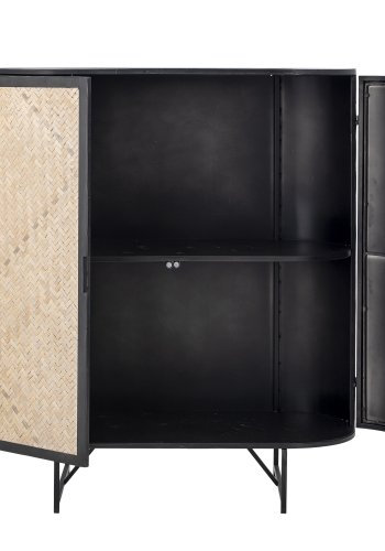 BLOOMINGVILLE Ember Schrank, Natur, Metall (L92xH105xB36,5 cm)