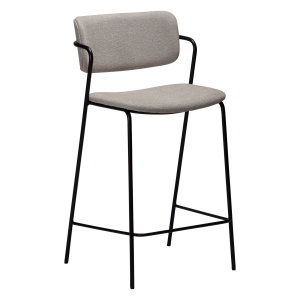 DAN-FORM ZED Bordspall Kashmir boucltyg med svarta metallben