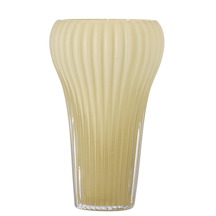 BLOOMINGVILLE Averie Vase, Gelb, Glas (T17xH28 cm)