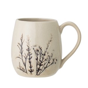 BLOOMINGVILLE Bea Mugg, Natur, Stengods, D10xH10,5 cm
