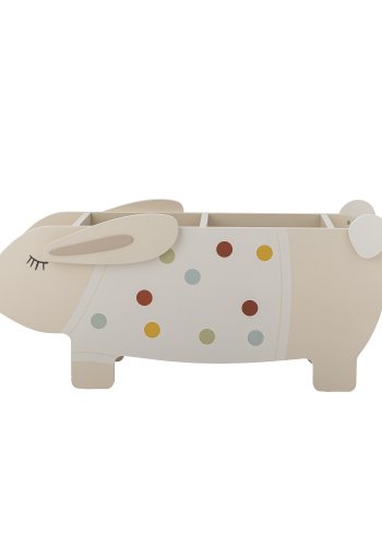 BLOOMINGVILLE MINI Villja Bücherregal, Weiß, FSC®100%, MDF (L87xH38xB32 cm)