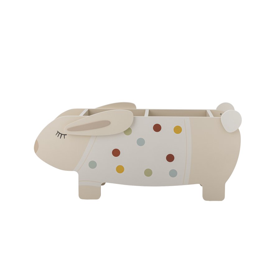 BLOOMINGVILLE MINI Villja Bücherregal, Weiß, FSC®100%, MDF (L87xH38xB32 cm)