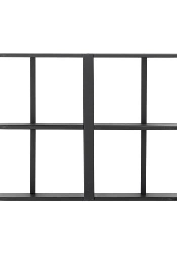 BLOOMINGVILLE Vicente Regal, Schwarz, MDF (L80xH55,5xB19 cm)