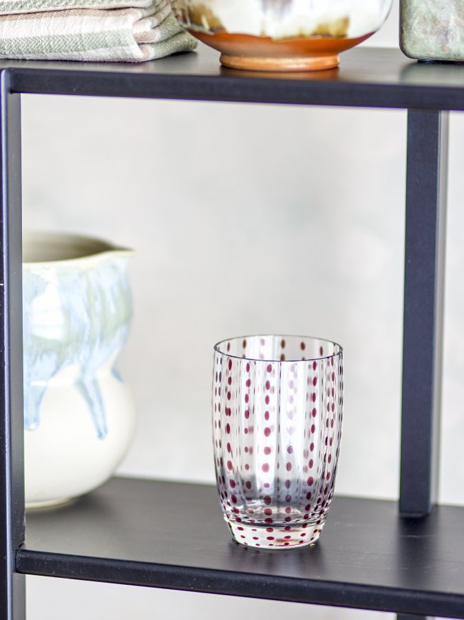 BLOOMINGVILLE Brinley Trinkglas, Braun, Glas (D7,5xH11 cm, 4er Set)