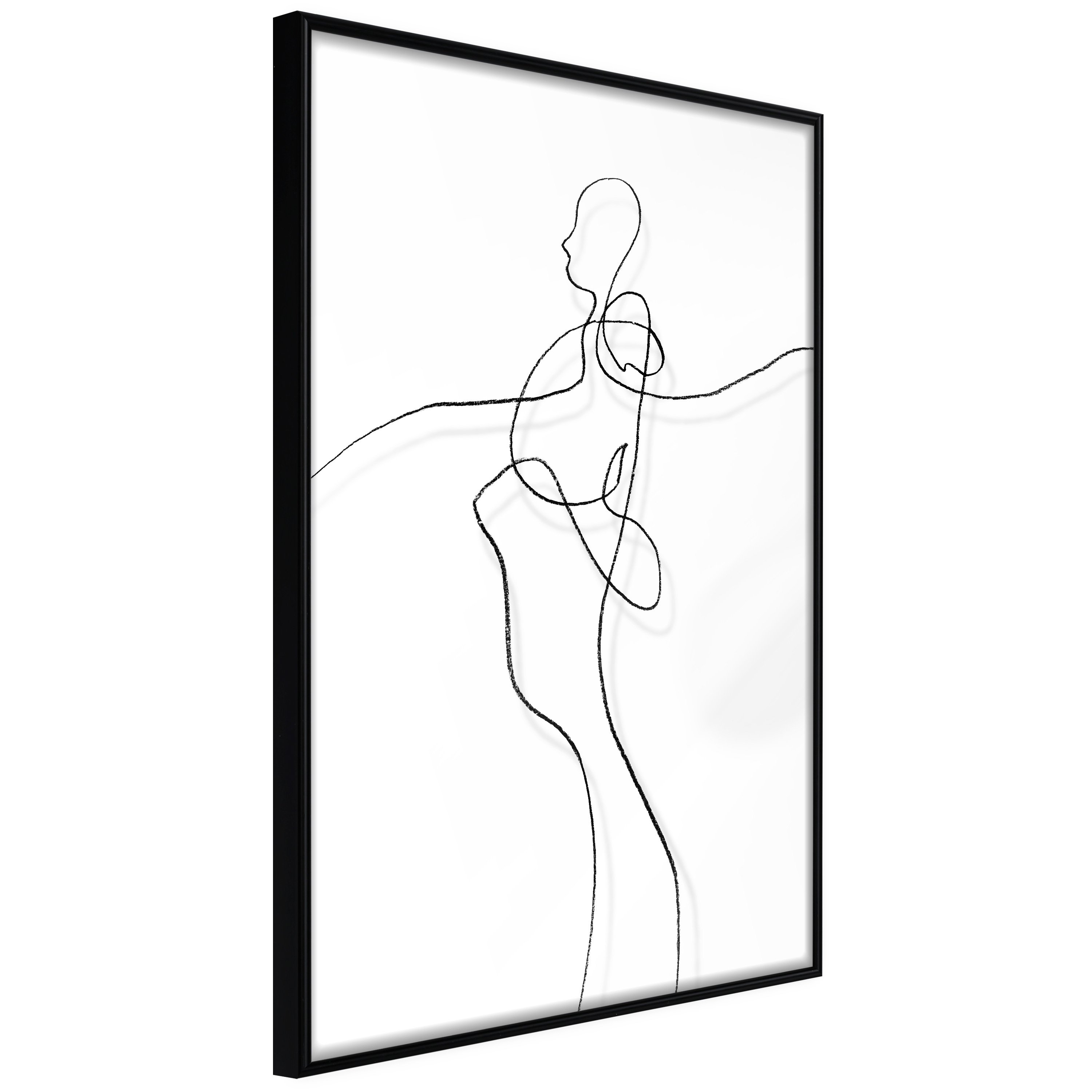 ARTGEIST Plakat med ramme - Entanglement Sort 20x30