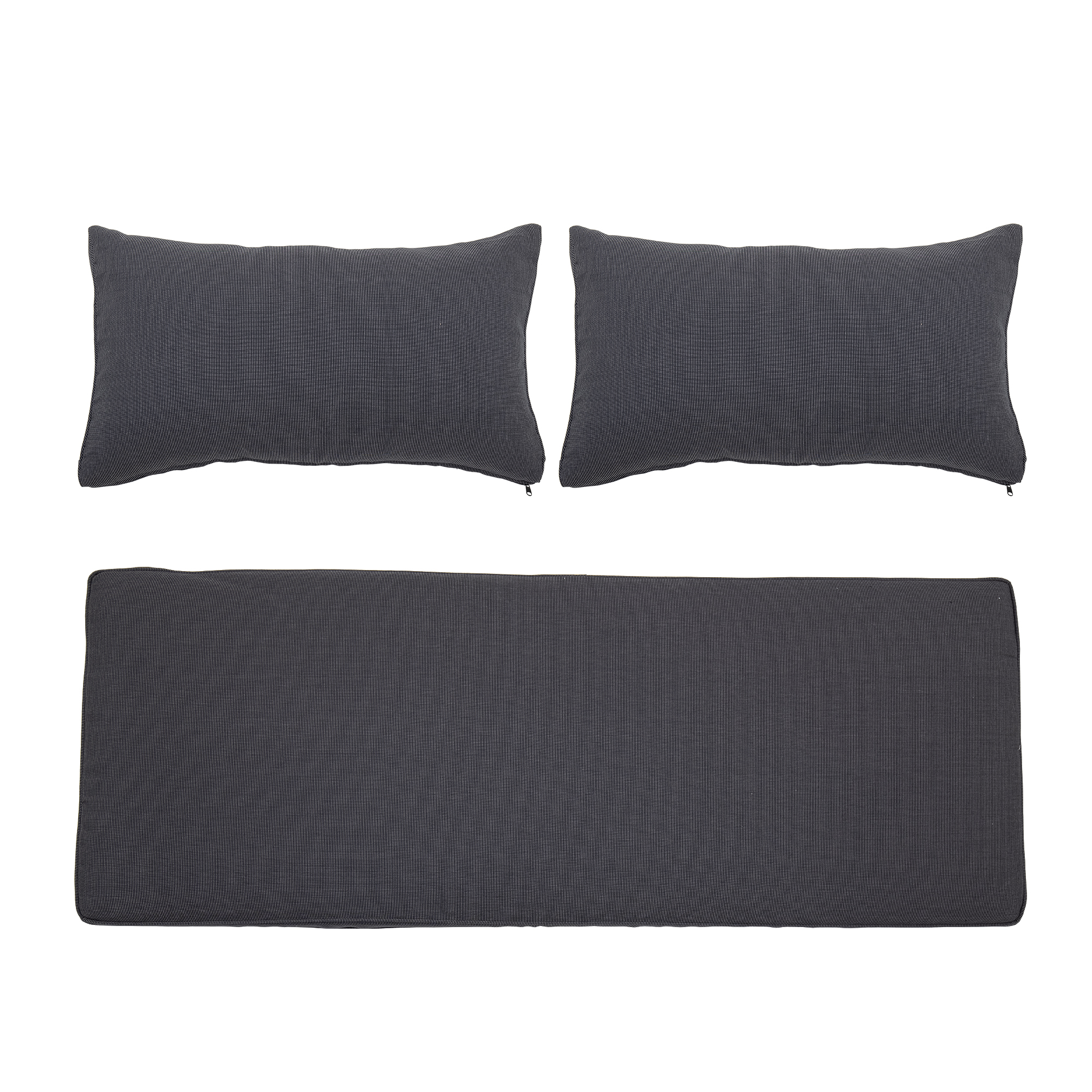 BLOOMINGVILLE Pavone og Mundo Pude, Sort, Polyester